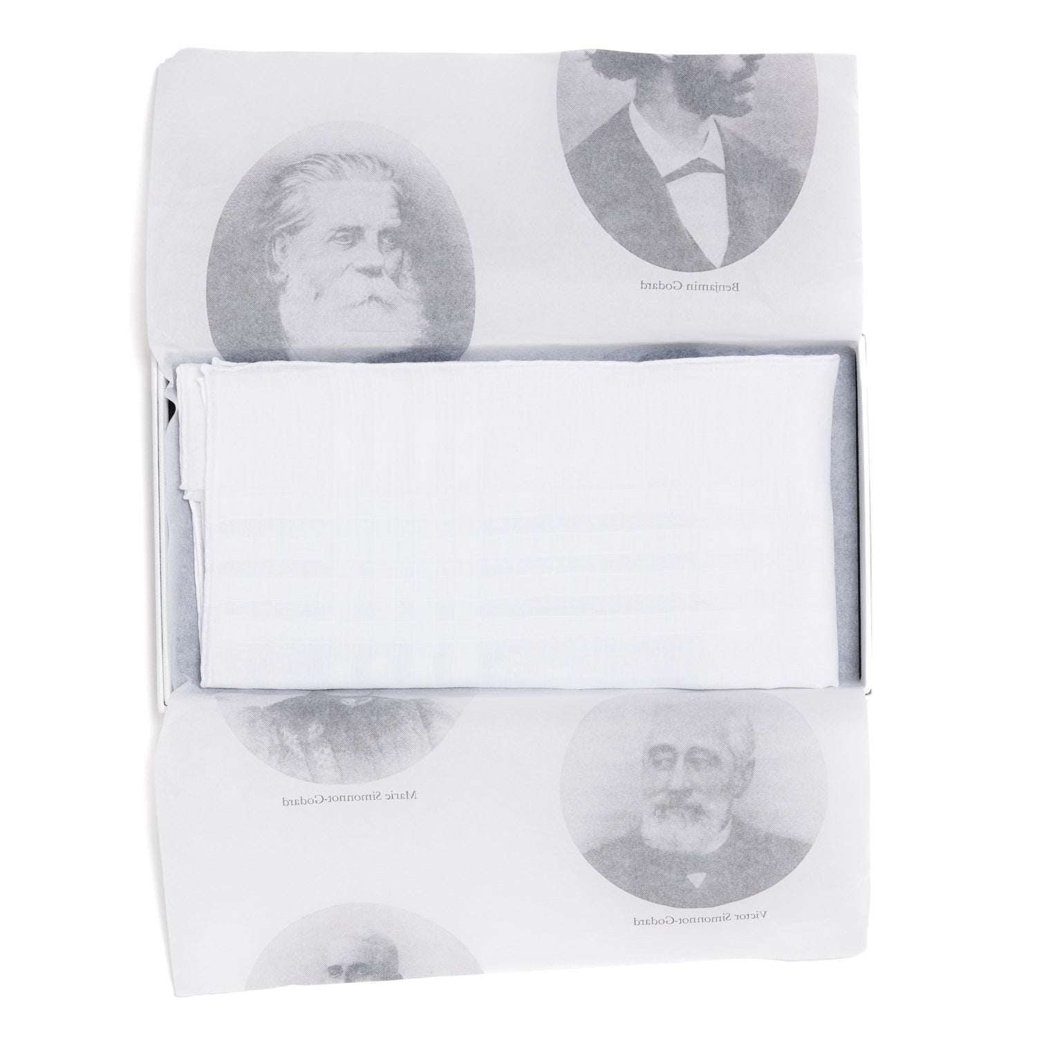 Limited Edition: Taschentuch "Saint Aubert Vintage 1966" aus Baumwolle und Leinen